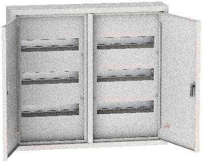 TITAN 3 Корпус металлический ЩРн-72 (540х600х120) IP31 IEK