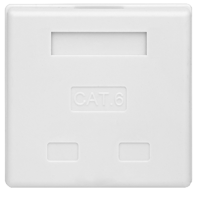 Компьютерная розетка 8P8C (RJ-45), UTP, Cat.6, 2 порта