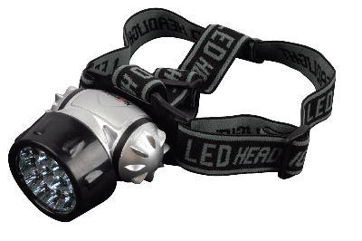 Фонарь светодиодный NPT-H05-3AAA 19LED налобный пластик