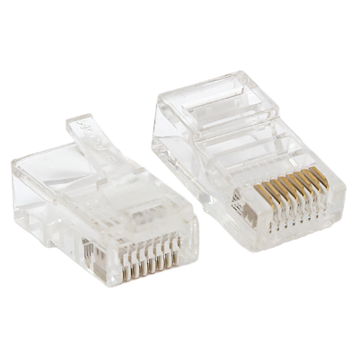 Коннектор RJ-45 TERACOM неэкранированный 8P8C Cat.5E универсальный (упак.10шт)