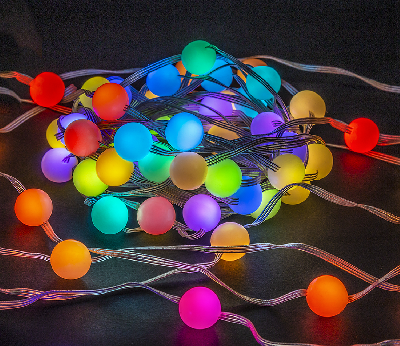 Гирлянда новогодняя светодиодная умная NGF-D022-05 шарики RGB 66 12м IP20 TR