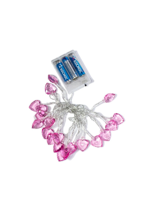 Гирлянда-Сердечки 3D 2.5х1х2,3см 20LED