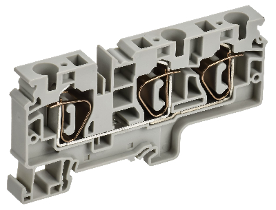 ARMAFIX Клемма пружинная CX10-3 10мм2 трехконтактная серая IEK