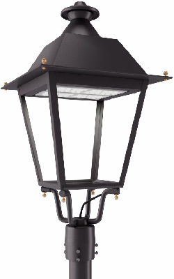 Светильник Verona Led 30W 425mm 01 2700K Ra70 on/off Black D посадочного места 60мм