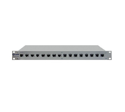 "Блок защиты от импульсных перенапряжений 8-и портов локальной сети Ethernet 10 Base-T/100 Base-TX/1000 Base-T, PoE++, для установки в 19"" стойку высотой 1U, IP20, 482,6х44(1U)х152 мм (УЗИП, грозозащита)"