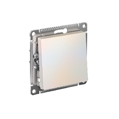 Переключатель одноклавишный ATLASDESIGN схема 6 10АХ механизм жемчуг