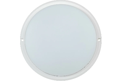 Светильник светодиодный ДБП-15w 4000К 1000Лм IP54 круглый пластиковый белый