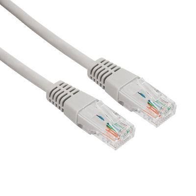 Патч-корд U/UTP. категория 5e. RJ45-RJ45. неэкранированный. LSZH серый. 5 м,