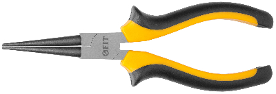 Круглогубцы ''Стайл'', мягкие прорезиненные ручки, молибденовое покрытие 165 мм