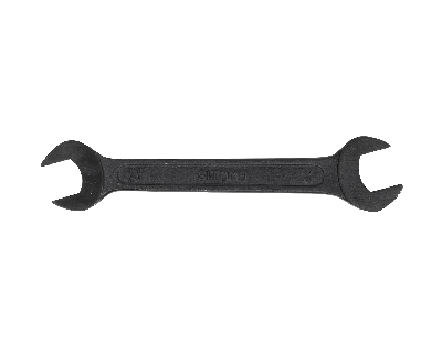 Ключ гаечный (рожковый) двусторонний 22х24 оксидированный