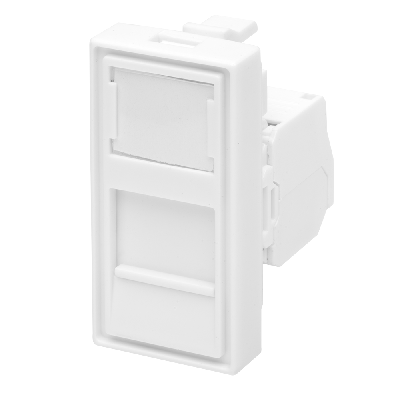 Модуль розетки  45х22,5 8P8C (RJ-45) cat.5e