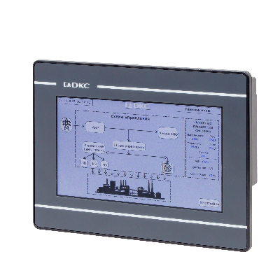 Панель операторская промышленная, диагональ 7, дисплей TFT 16,77М цветов, разрешение 800х480 px, порты: 2 COM, 1 Micro USB, 1 USB, 1 Ethernet