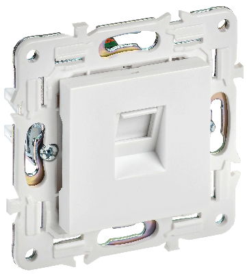 SKANDY Розетка компьютерная RJ45 кат.5E SK-K01W арктический белый IEK
