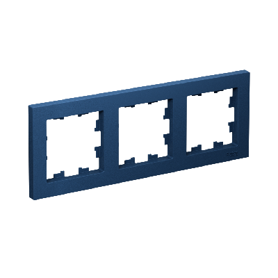 ATLASDESIGN рамка трехпостовая, универсальная, АКВАМАРИН