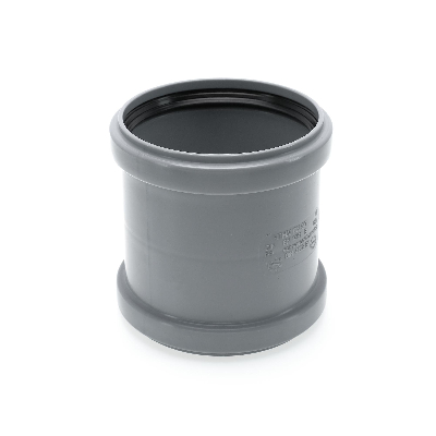 Муфта двойная канализационная 90 мм