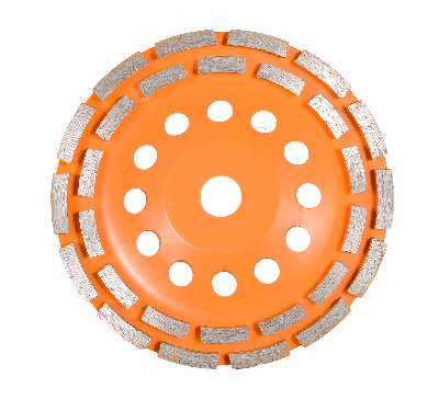 Чашка алмазная зачистная 180 мм двухрядная