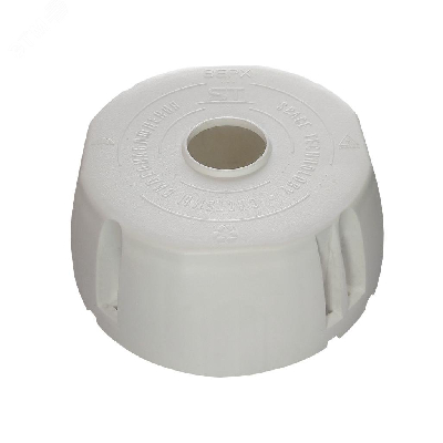 Монтажная коробка универсальная (белая) с допустимой нагрузкой 1.5 кг