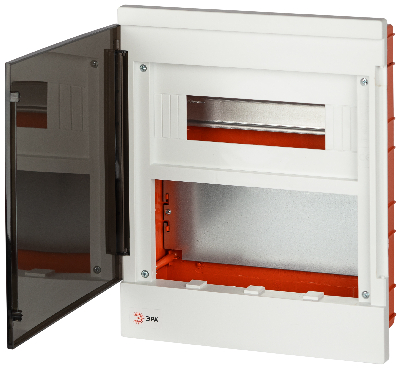 Щит распределительный со слаботочным отсеком ЭРА MultiBox bs-12f встраиваемый пластиковый 12 модулей IP40