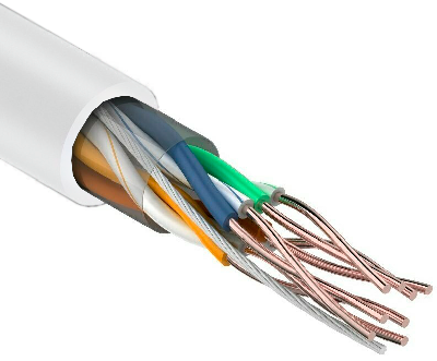 Витая пара U/UTP кат 5e 4х2х0.51 AWG24 Premium нг(А)-LSLTx 100м