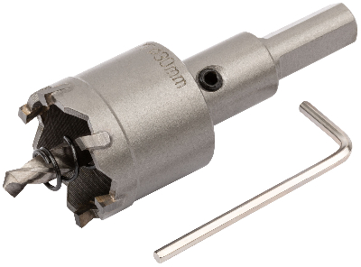 Коронка кольцевая с карбидными вставками Профи (для отверстий в нержавеющей стали) 30 мм