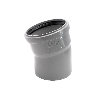 Отвод канализационный 110х15 град.