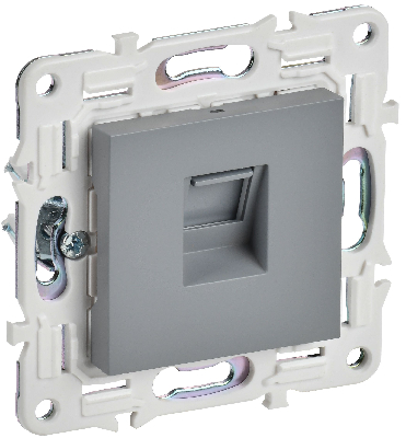 SKANDY Розетка компьютерная RJ45 кат.5E SK-K01Gr серый IEK
