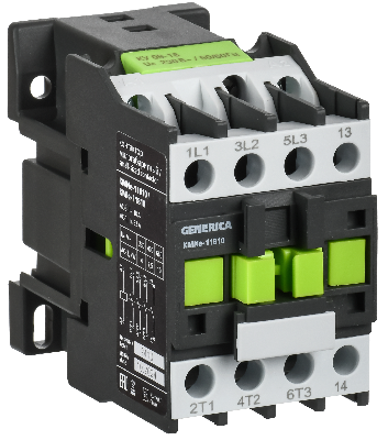 Контактор КМИе-11810 18А 230В/АС3 1НО