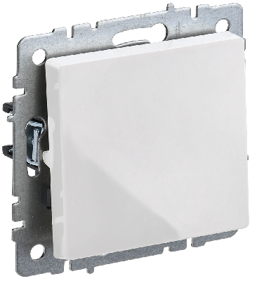 BRITE Выключатель одноклавишный самовозвратный 10А ВС10-1-4-БрБ белый