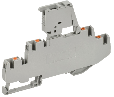 ARMAFIX Колодка клеммная CPDLF2.5 2х-уровневая с держателем предохранителя на верхнем уровне