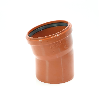 Отвод наружной канализации 110х15 град.