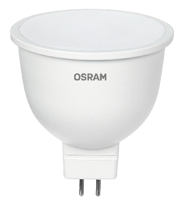 Лампа светодиодная LED 10Вт GU5.3 4000К 1000Лм CRI95 спот 170-250В (замена 100Вт) OSRAM матовый рассеиватель