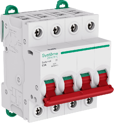 Выключатель нагрузки (ВН) 4P 63A 400В Systeme9
