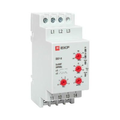 Реле контроля фаз многофункциональное RKF-8