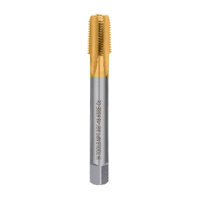"Метчик конический машинный NPT 3/8""-18 HSSE-TiN"