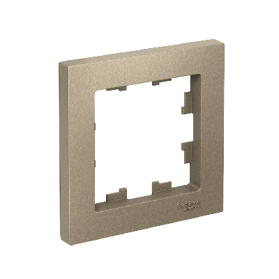 Рамка однопостовая ATLASDESIGN шампань