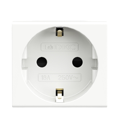 VIVA Розетка силовая с заземлением белая