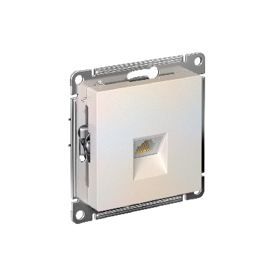 Розетка ATLASDESIGN компьютерная RJ45 механизм жемчуг