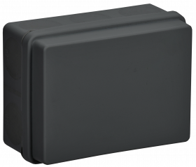 Коробка распаячная КМ41242 для открытой проводки  150х110х70мм IP55 10 гермовводов черная (RAL 9005)IEK