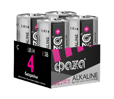 Элемент питания LR14 Super Alkaline, блистер,4шт