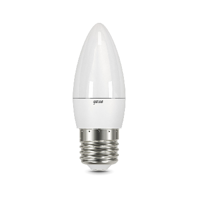 Лампа светодиодная LED 6.5 Вт 520 лм 3000К свеча теплый E27 AC 220В Black Gauss