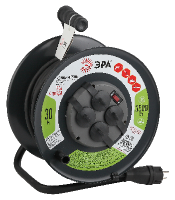 Удлинитель силовой RMx-4es-3x2.5-30m-IP44(KG) на м. катушке c/з 4 гн 30м КГ 3х2.5 RMx-4es-3x2.5-30m-IP44(KG)