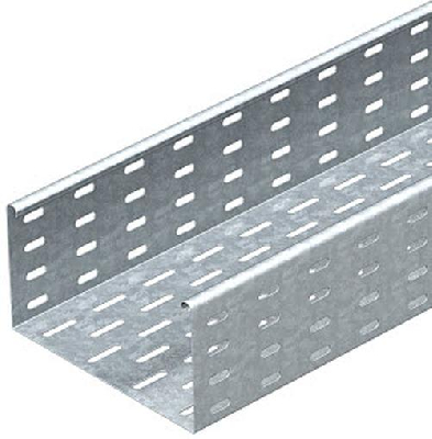 Лоток листовой перфорированный, 110х400х3000 мм, S=1 мм, FS (MKS 140 FS)
