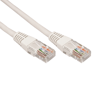 Патч-корд U/UTP CAT5e PVC серый 10 м