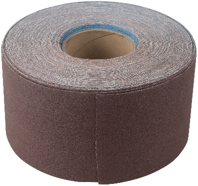 Рулон шлифовальный на тканевой основе, алюминий-оксидный абразивный слой 115 мм х 50 м, P100