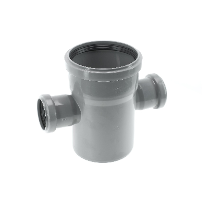 Крестовина канализационная 87 град. 110х50х50