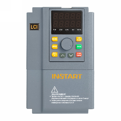 Преобразователь частоты LCI-G1.5-P2.2-4B          1.5-2.2кВт, 3.7А-5.0А 3Ф, 342-440В, 50Гц-60Гц,    IP20, c встроенным тормозным модулем и сьемной    панелью управления