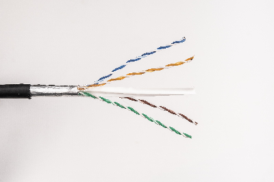 Витая пара F/UTP кат 6 4х2х0.57 AWG23 PE OUT PE