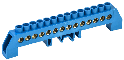 Шина нулевая в комбинированный DIN -изолятор типа Стойка ШНИ-8х12-14-КС-С