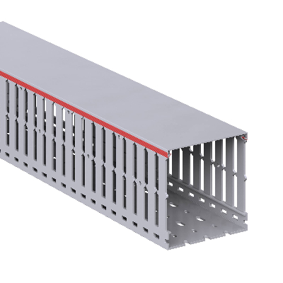 Короб перфорированный T1-EF 100x100 серый QUADRO