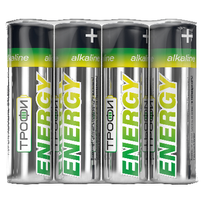 Батарейка Трофи LR6-4S ENERGY Alkaline (60/720/21600)